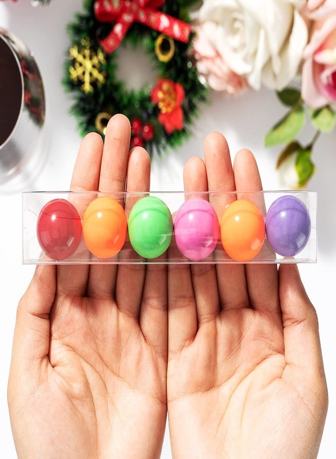SLShePack 100PCS 1" x 1" x 6" Gumball Party Favor, Gumball Candy Container, Clear Gumball Boxes for 6 - Image 2